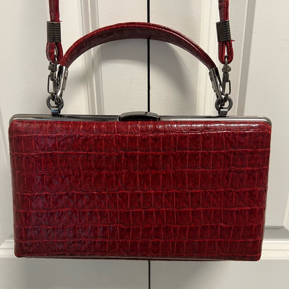 Unbranded Vintage Patent Embossed Convertible Clutch